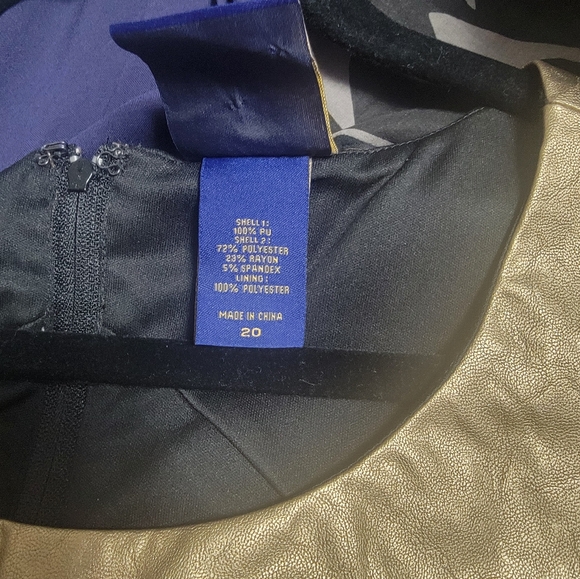 Torrid Amazonian Wonder Woman Cosplay Dress Black and Gold 20 euc - Picture 6 of 8